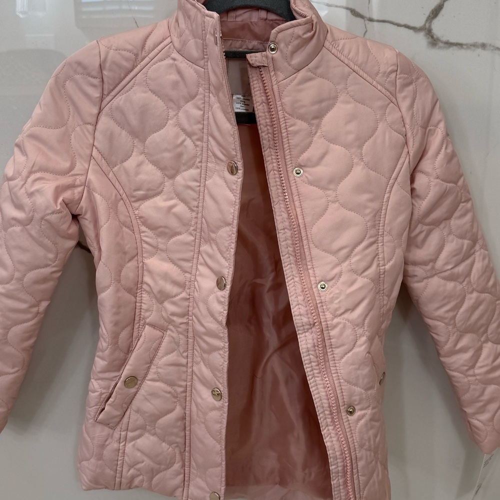 NWT SO quilted barn jacket girls 7/8 - Picture 2 of 7